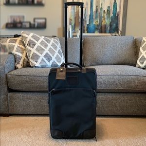 Black Coach Carryon Rolling Suitcase
